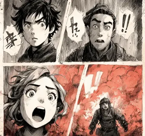 少年题材漫画代表画风示例